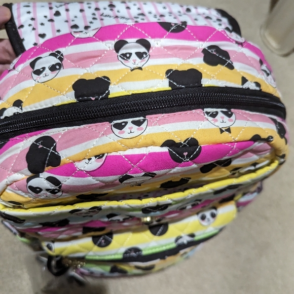 NEW Betsey Johnson Rainbow Panda Backpack - Picture 6 of 12